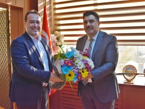 Belediye Başkanı Besim Dutlulu, Başsavcı ve Ağır Ceza Reisini ziyaret et