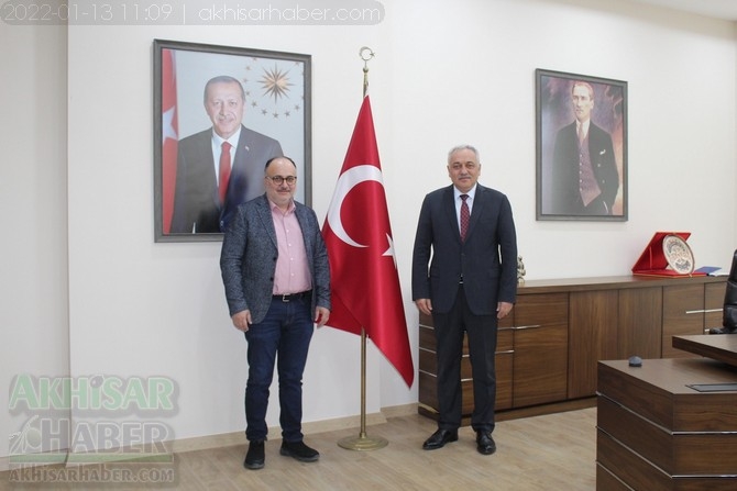 AK Parti İlçe Başkanı Füzün'den Gölmarmara Belediye Başkanına ziyar 1