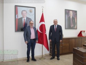 AK Parti İlçe Başkanı Füzün'den Gölmarmara Belediye Başkanına ziyar