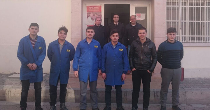 Kayhan Ergun MTAL, Hem Meslek Hem Destek projesine askerlik şubesinde devam etti