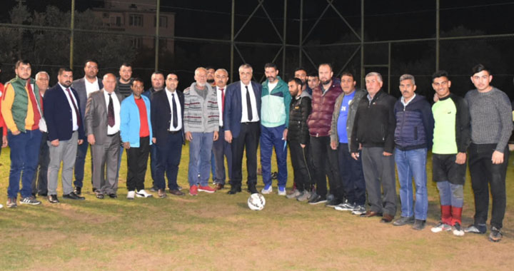 Hüseyin Eryüksel, Çağlayanspor Kulübünü ziyaret etti