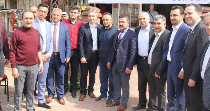Millet ittifakı adayları Besim Dutlulu ve Orkun Şıktaşlı vatandaşlarla buluştu