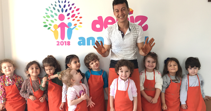 Akhisar Özel Deniz Anaokulunda çocukların çömlek yapım heyecanı