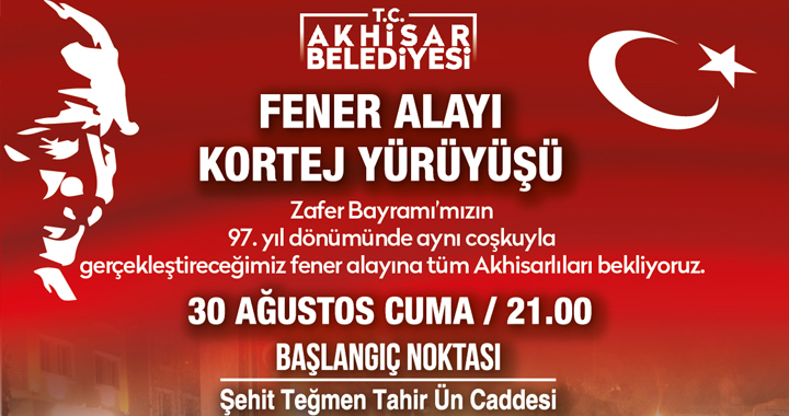 Akhisar Belediyesi’nden Fener Alayı’na çağrı
