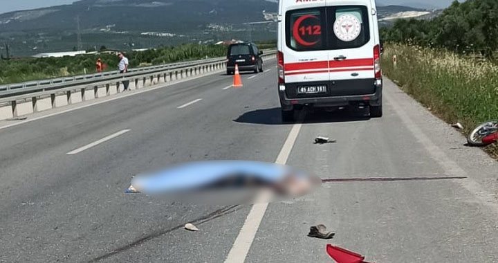 Akhisar – Soma yolunda kaza! 1 kişi hayatını kaybetti