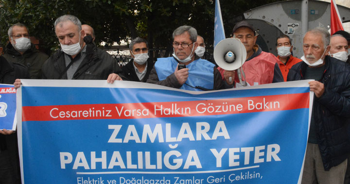 Sol Parti Cemalettin Gülmen, zamlara, pahalılığa yeter