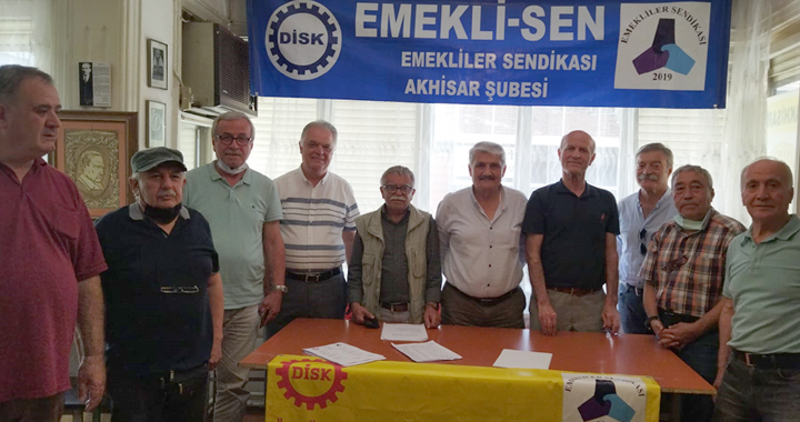 Aziz Balcı Akhisar DİSK Emekli Sen Başkanı seçildi