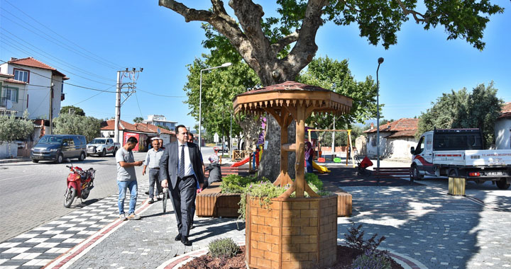 Akhisar Belediyesi’nden Parklara Estetik Dokunuş