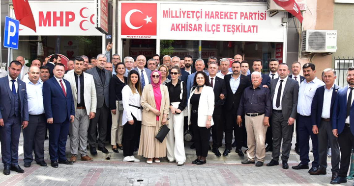 Başkan Ergün, MHP Akhisar İlçe Teşkilatı ile buluştu