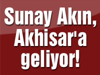 Sunay Akın, Akhisar'a geliyor!