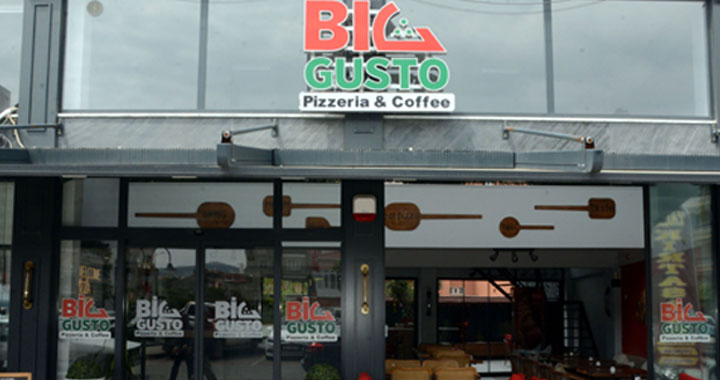 Biggusto Pizzeria&Coffee 5 aydır hizmet veriyor