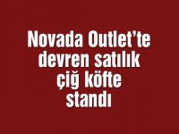 Novada Outlet’te devren satılık çiğ köfte standı