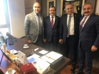 Ulusoy ve Alhat, zeytin için Ankara’da