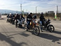 Akhisarlı motosikletçiler güvenlik ve ileri sürüş eğitimi sona erdi
