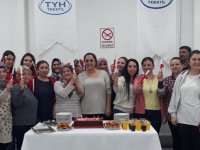 TYH Tekstil Gıdacılar şubesi İşkur 10. grup mezunlarını verdi