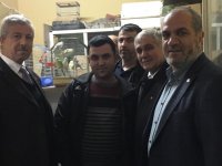 Ali Dursun, Kırbağlar esnafını ziyaret etti
