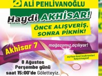 Ali Pehlivanoğlu Akhisar 7 mağazası yarın açılıyor