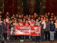 Şehit Ali Aksoy Ortaokulu öğrencileri Anıtkabir’i ziyaret etti