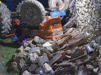 Akhisar Hamit köyünde traktör kazası 1 kişi hayatını kaybetti
