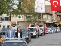 Akhisar Belediyesi’nden coşkulu 23 Nisan konvoyu
