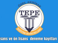Akhisar Tepe Kursta KPSS lisans ve ön lisans deneme kayıtları başladı