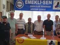 Aziz Balcı Akhisar DİSK Emekli Sen Başkanı seçildi