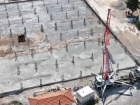 Akhisar Belediyesi Cumartesi Pazarı inşaatı devam ediyor