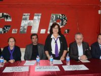 CHP 25 Kasım Kadına Yönelik Şiddete basın açıklaması