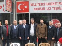 MHP İl Başkanı Murat Öner için Akhisar'da lokma hayrı yapıldı
