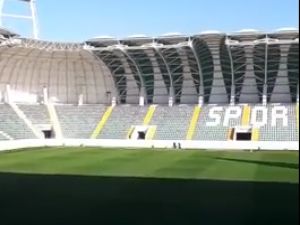 Spor Toto Akhisar Belediye Stadyumunda ilk ses denemesi yapıldı