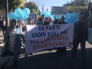 AK Parti Akhisar İlçe Kadın Kollarından diyabet farkındalığı