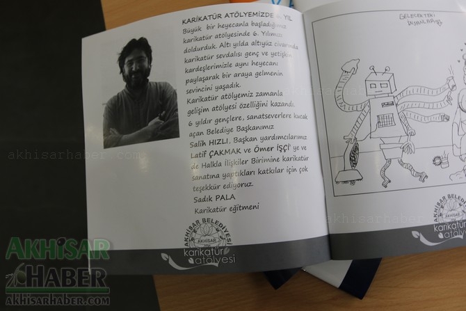 Akhisar Belediyesi Sanat Atölyesi Karikatür Kursu eserleri 34