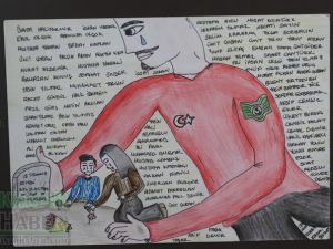 Akhisar Belediyesi Sanat Atölyesi Karikatür Kursu eserleri