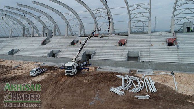 Spor Toto Akhisar Stadyumu hızla yükseliyor 3