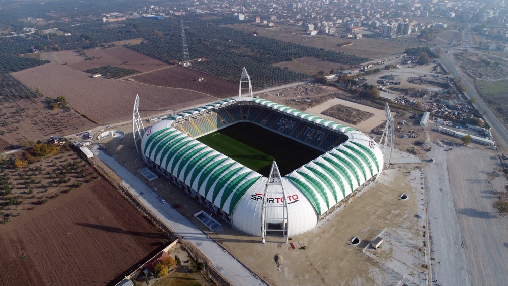 Spor Toto Akhisar Belediye Stadyumu 16 Kasım 2017 tarihli son görünümü 1