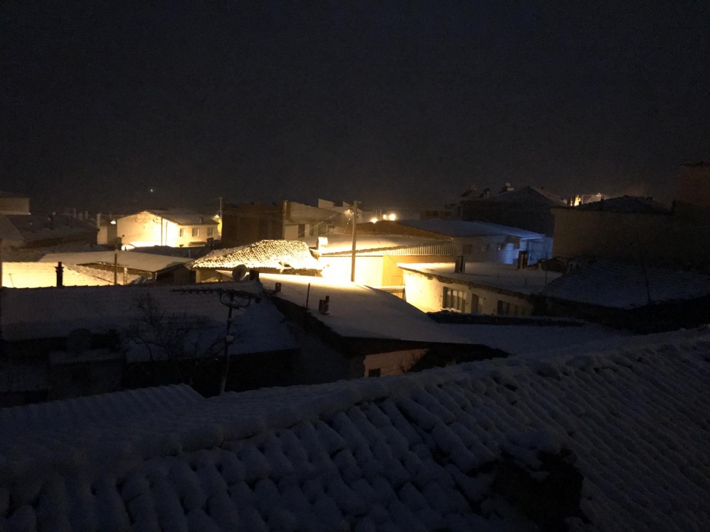 Akhisar'da kar manzaraları 2