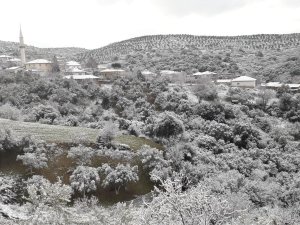 Akhisar'da kar manzaraları