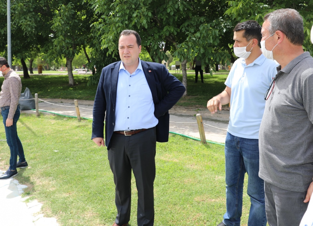 Belediye Başkanı Besim Dutlulu, sosyal tesislerde incelemelerde bulundu 9