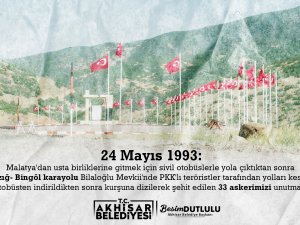 Akhisar Belediyesi'nden 24 Mayıs paylaşımı