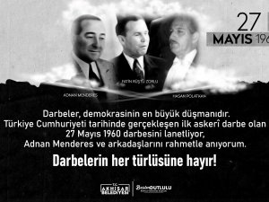 Belediye Başkanı Besim Dutlulu'dan 27 Mayıs paylaşımı