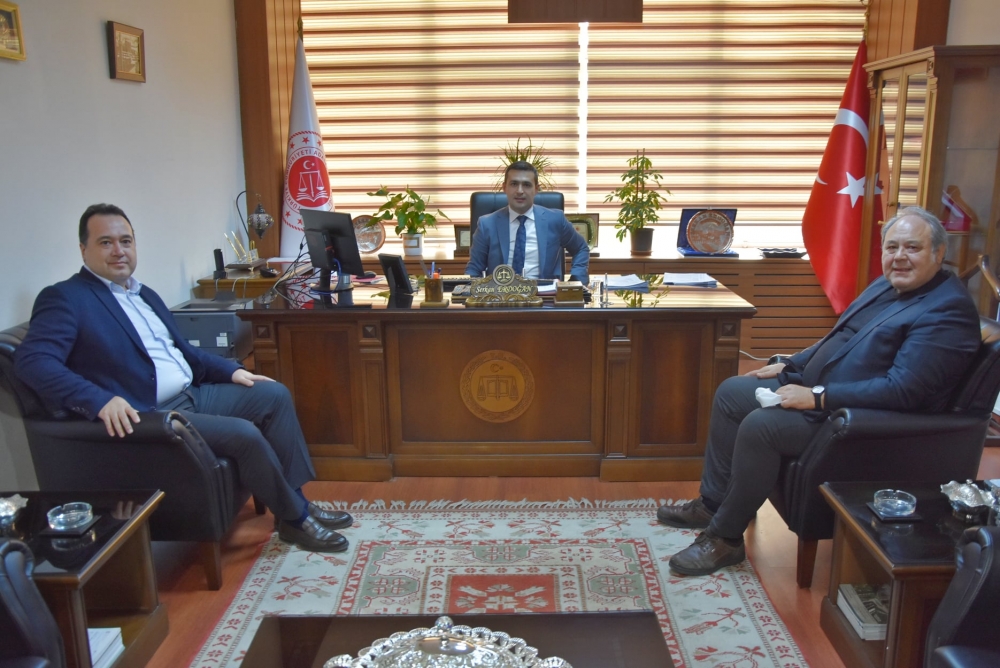 Belediye Başkanı Besim Dutlulu, Başsavcı ve Ağır Ceza Reisini ziyaret et 3
