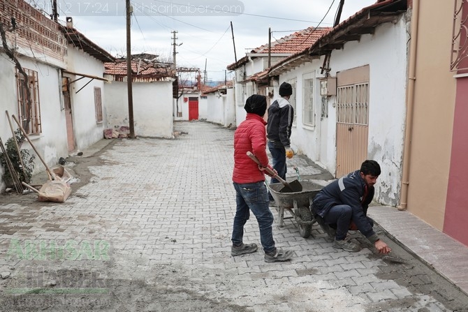 Akhisar Belediyesi Efendi ve Şeyhisa Mahallesi yol çalışmaları 1