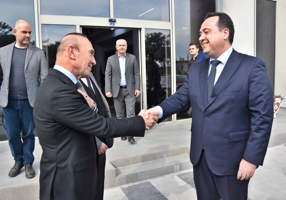 İzmir BŞB Başkanı Tunç Soyer, Başkan Dutlulu'yu ziyaret etti 20