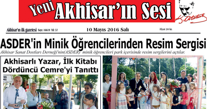 Yeni Akhisar'ın Sesi Gazetesi 10 Mayıs 2016