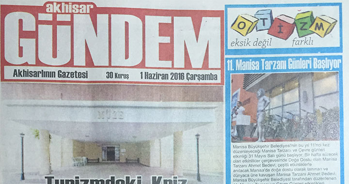 Akhisar Gündem  Gazetesi 1 Haziran 2016