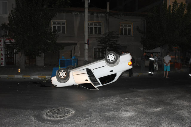 Akhisar’da Trafik Kazası: 1 Yaralı