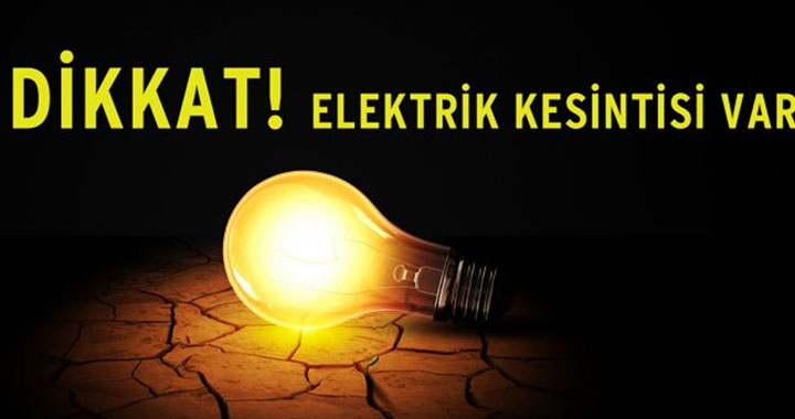 Dikkat Akhisar'da Cumartesi elektrik kesintisi var!