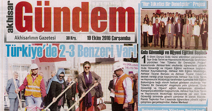 Akhisar Gündem Gazetesi 19 Ekim 2016