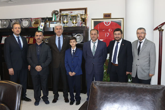 Türkiye ikincisinden Belediye Başkanı Salih Hızlı’ya ziyaret
