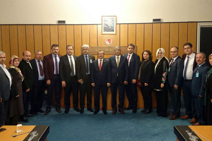 AK Parti ilçe teşkilatından KİT Komisyon Başkanı Aydemir’e ziyaret